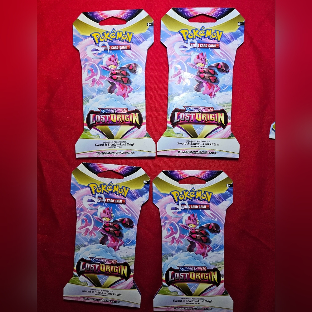 Lot of 4. Pokemon Lost Orgin- Booster Pack Bundle -  Sealed Booster Packs